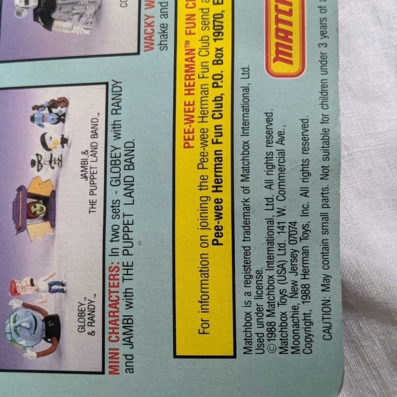 Pee-Wee Herman poseable figure - Brand New In Package - Picture 5 of 5